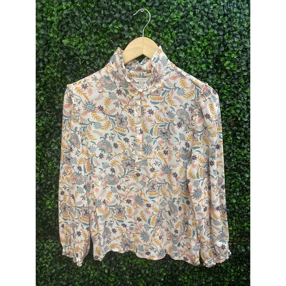 Lucky Brand, Floral Women's Blouse Size M - Picture 1 of 9